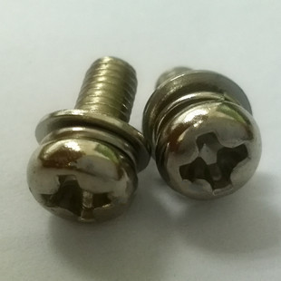 現貨可批發可零售包郵 十字盤頭組合螺釘PM/SPW4*15，專業燈具螺絲首選